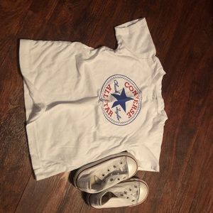 Converse shirt and shoes